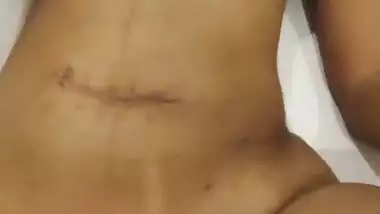 Newly married wife boob sucking by horny husband