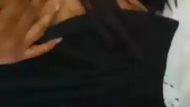Hotel receptionist stripping for lover