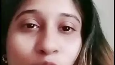 Beautiful wife shows boobs on video call to ex-lover