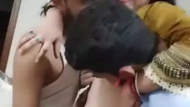 Two Hyderabad boys and a hot babe’s live xxx video