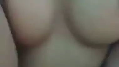 Man presses desi lady’s boobs and makes her ride on his dick