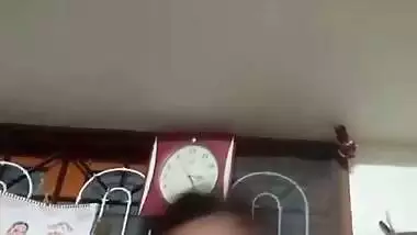 Tamil chubby wife boobs showing for secret lover viral MMS
