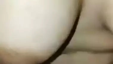 Mallu girlfriend pushing dick inside tight vaginal hole